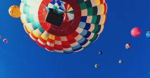 Luchtballon, een ander perspectief
